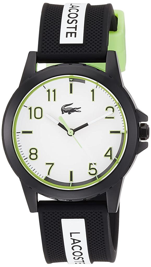 LACOSTE TEEN Watch - Black, 36mm Case, Everyday Water Resistant, Adjustable Band, Fits 125-175mm, 2-Year Warranty