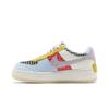 Nike Womens Air Force 1 Shadow 'Patchwork' (women's sizes) Sail / Hydrogen Blue / Bright Citron / Doll Skateboard Shoes DM8076 100
