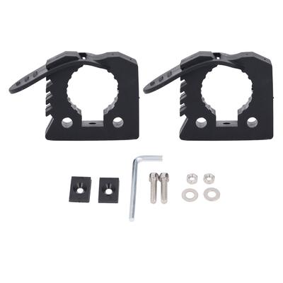 1 Pair of Quick Release Rubber Clamp Mounting Bracket Shovel Holder for Trucks UTV ATV Offroad