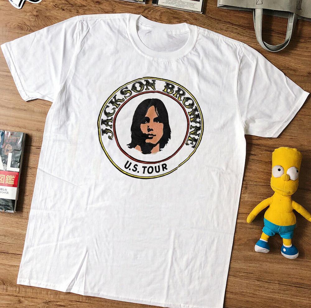 1980 Jackson Browne Tour T Shirt Size S5XL cotton MR046 Unisex T-Shirt XXXL