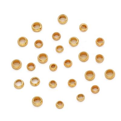 100Pcs Copper Positioning Ball Beads for DIY Jewelry Making Supplies