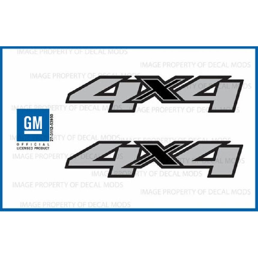 2008 Chevy Silverado 4x4 decals - F - side 1500 2500 GM HD stickers set truck