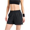 Asics Mid-Waist Comfortable Moisture-Wicking Sports Casual Shorts Women Bottoms Black 2012D052-001