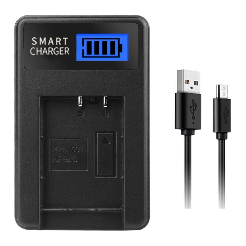 

USB-зарядное устройство для аккумулятора для камер Cyber shot DSCRX100/DSCRX100II,/DSCRX100III/DSCHX90V/DSCWX350 Аккумулятор Простое в использовании 1