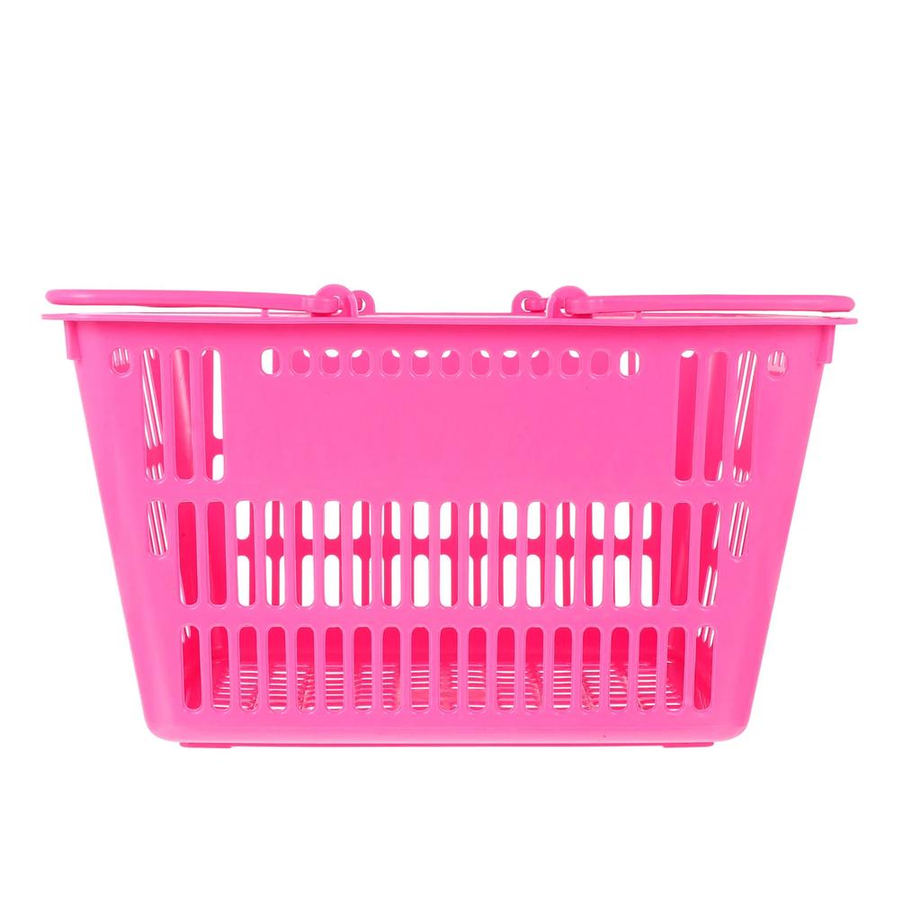 Basket Shopping Baskets Storage Handles Grocery Mall Cart Organizing Retail Kids Supermarket Sundries Store Vegetable Practical