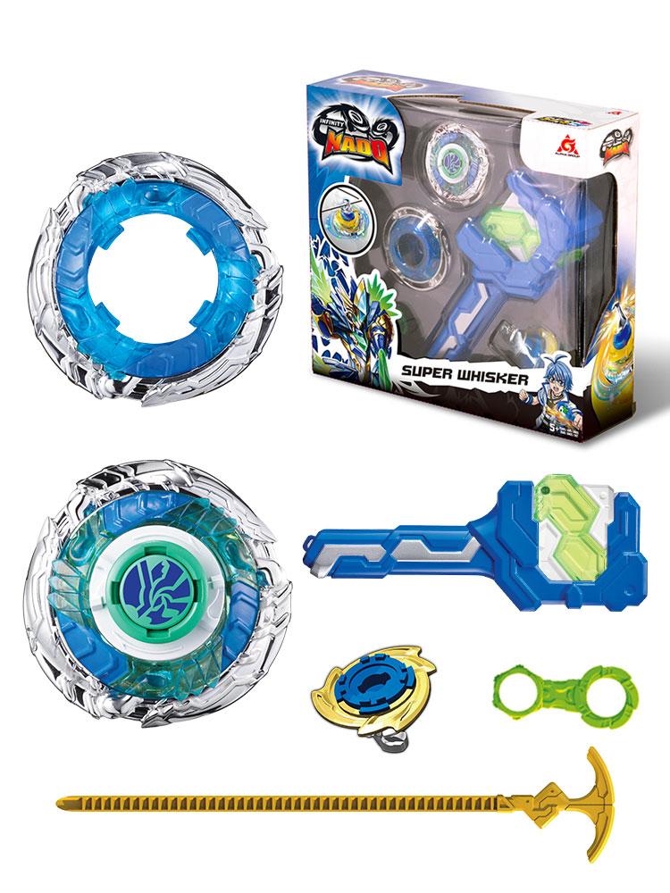 

Infinity Nado 3 Original Crack Series-2 In1 Split Spinning Top Metal Nado Gyro Battle Gyroscope with Launcher Anime Toy Kid Gift