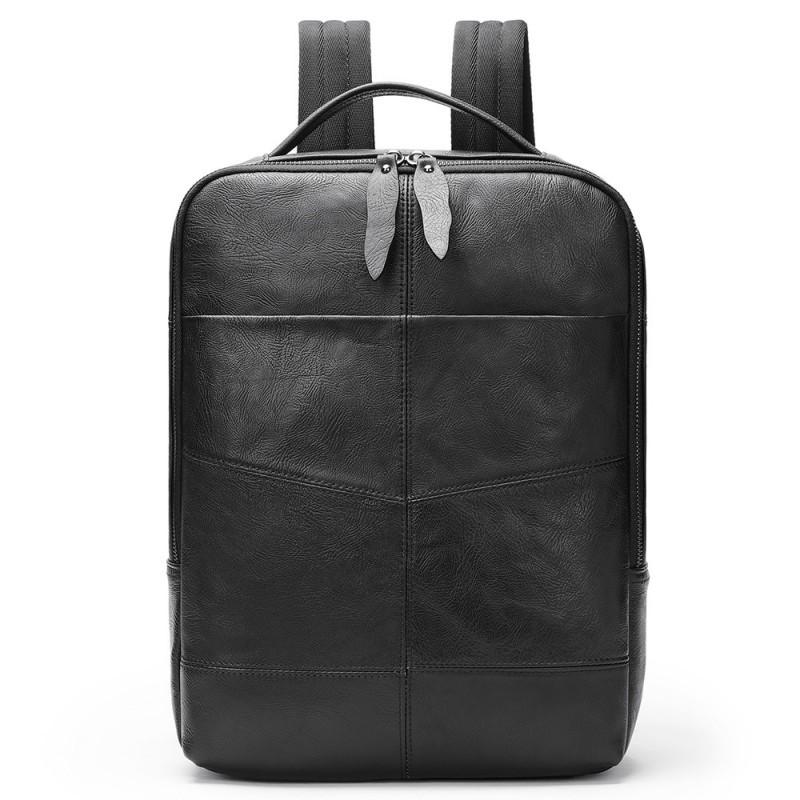 Real Cowhide Computer Backpack Business Commuting Top Layer Men s Genuine Leather Trendy
