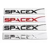 SPACEX Zinc Alloy Trunk Letter Badge for Tesla Model 3, Y, X