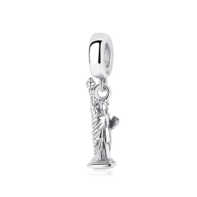Original 925 Sterling Silver Charm Bead Travel London Bus Motorcycle Suitcase Charms Fit Fashion Bracelets Women Diy Jewelry