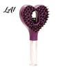 Scalp Massage Brush Heart Shape Spray Hair Brush Frizz Control Portable Detangling Comb 55ML Refillable Misting for Dry Flyaway & Tangled Smoothing