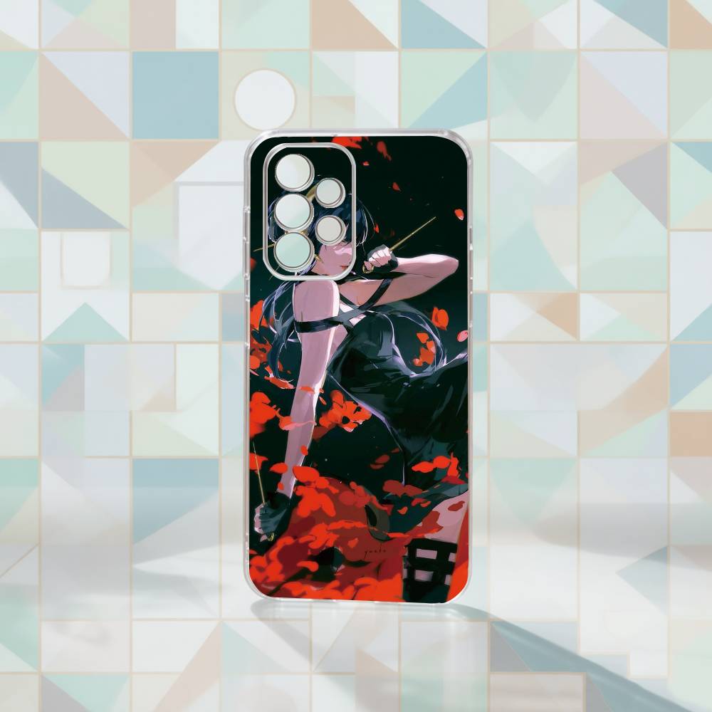 

Spy Family Yor Forger Phone Case Transparent Silicone Soft For Samsung S25,S24,S21,S22,S23,S30,Ultra,S20,Plus,Fe Samsung S21