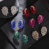 Angel Wing Rhinestone Earrings For Women Unique Exaggerated Temperament Commuter Fashion Studs Jewelry