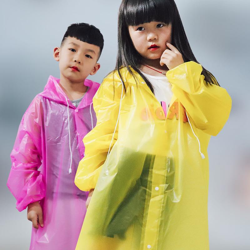 Children's raincoats, kindergarten primary school students EVA non-disposable poncho, rainstorm-proof full body set, raincoat price
