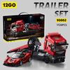 Dinosaur Theme Park Series Classic Off-road Vehicle DIY Assembly Building Block Toy Model Christmas New Year Gifts