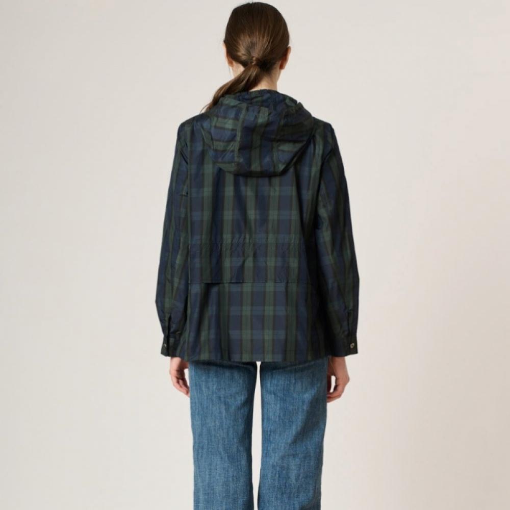 Bcbg Check Drawstring Jumper B4m3r154