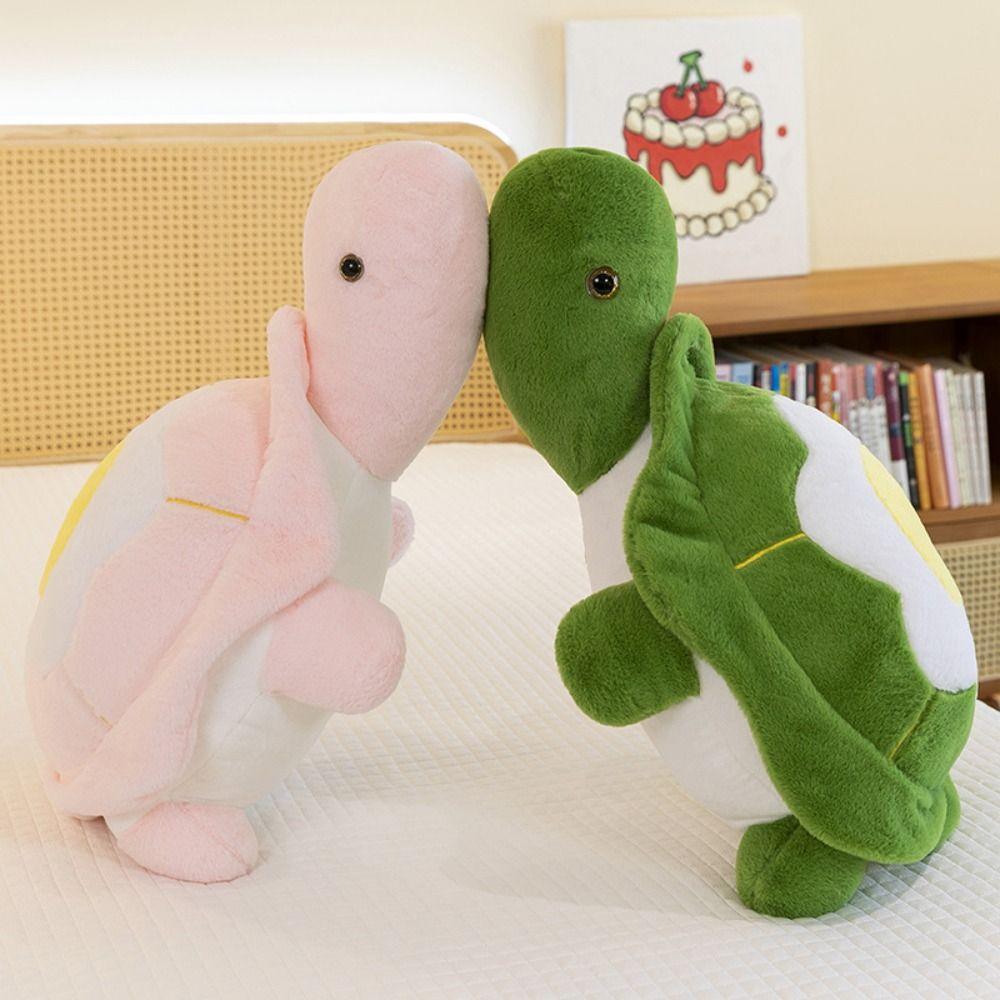 Soft Turtle Stuffed Doll Collection Turtle Animal Doll Poached Egg Tortoise Plush Toys  Car Decor