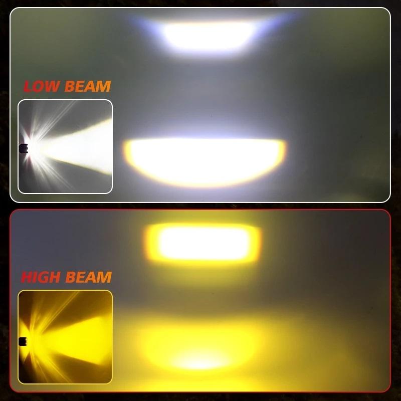 P15D T19 Motorcycle Headlight Led Bulbs 6000K Plug And Play Low Beam For Mio I 125 Motorbike Scooter