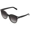 Salvatore Ferragamo Grey Gradient Round Ladies Sunglasses Sf833s00153 Sf833s 001 53