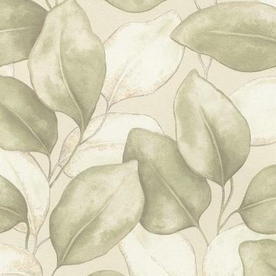 Rasch Opulenza Leaf Vinyl Wallpaper