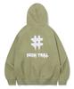 Drippy Hashtag Fleece Hoodie (Olive)