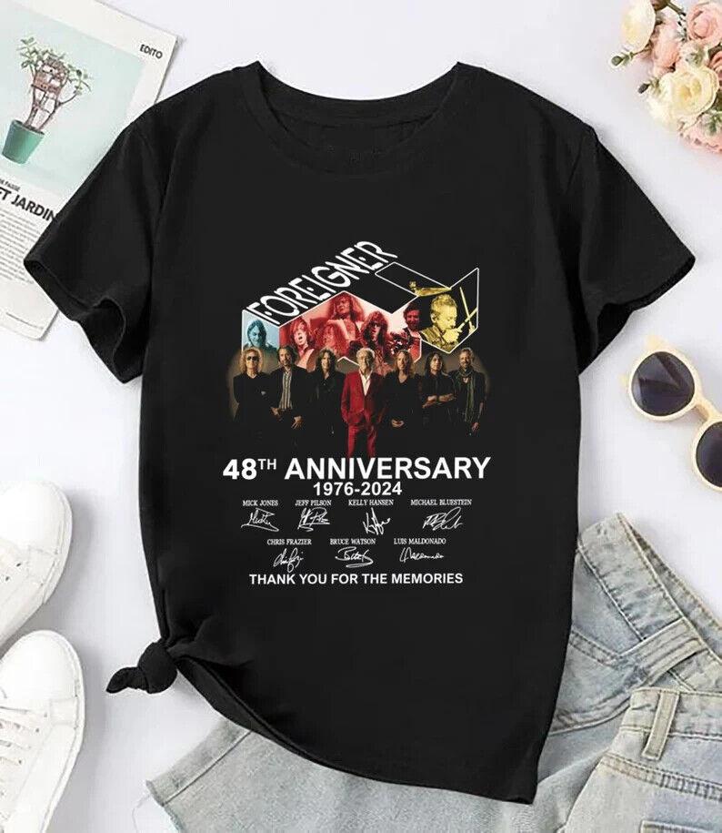 Foreigner Band 48th Anniversary T-shirt, Foreigner Band Rock Music PA2608_48 Unisex T-Shirt XXXXL