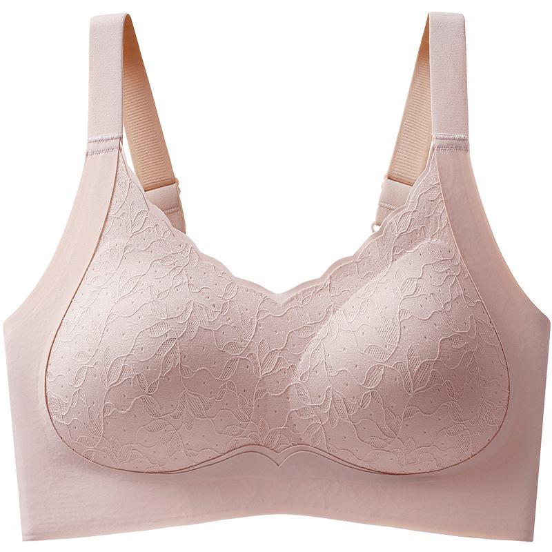 Traceless No Steel Ring, Double Breasts, Anti-sagging Sports Back Bra, Thin with Chest Pad.