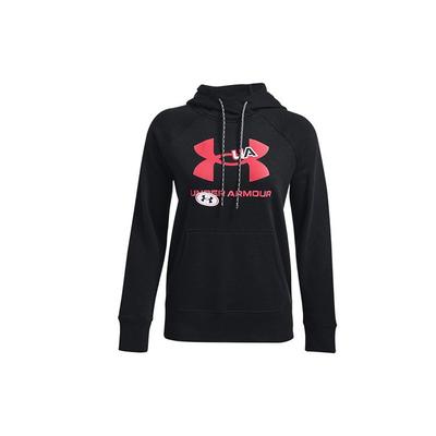 Rival Big Logo Fleece Training Hoodie Women Hoodies Black 1366112-001