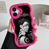 Jujutsu Kaisen Sukuna Mobile Phone Case for iPhone 17 16 15 14 13 12 11 Air Pro Max Plus Wavy Edge TPU Colorful Cover Luxury