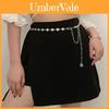 Silver Metal Waist Chain For Women Summer Fashion Jewelry Accessory For Young Adults