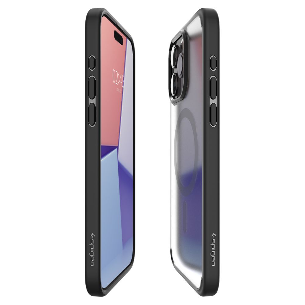Spigen Ultra Hybrid Mag Magsafe Iphone 15 Pro Max Frost Black