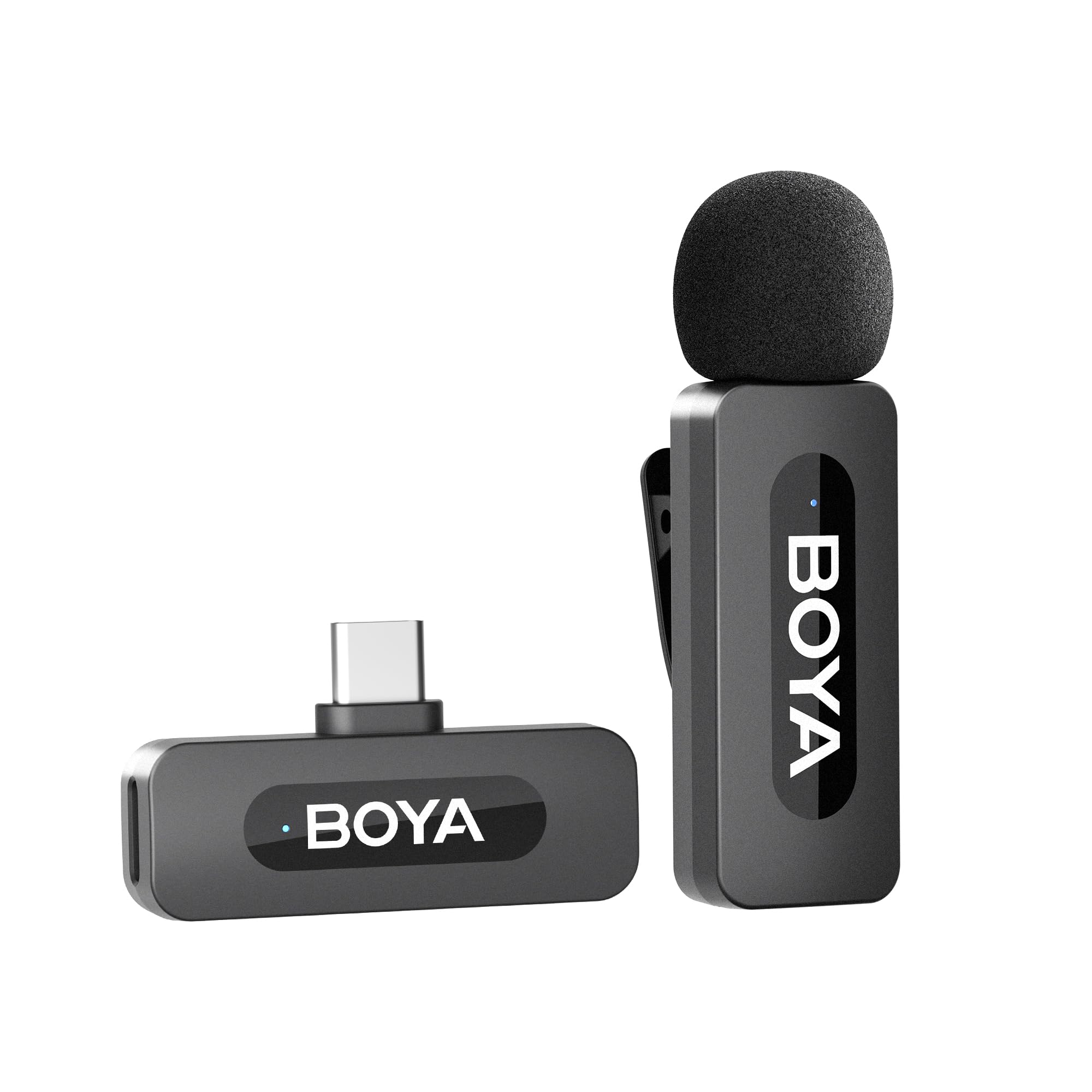 

BOYA Wireless Lapel Microphone Omnidirectional Lightweight 100m Stable 9 Hours of Battery Life Compatible with iPhone and Android Ideal for Live and чёрный