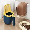 2-In-1 Integrated Cat Litter Scoop Built-In Large Waste Bin Sieve Separate Cat Litter Portable Pet Poop Storage Cleaning Tool