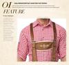 Traditional German Oktoberfest Men's Beer Festival Lederhosen