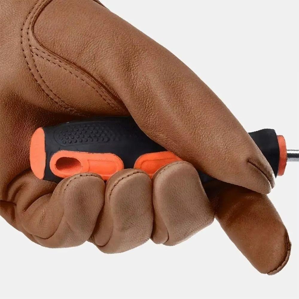 Coffee Gardening Gloves Long Sleeve Gardening Mitts Rose Pruning Winter Thermal Gloves  Worker