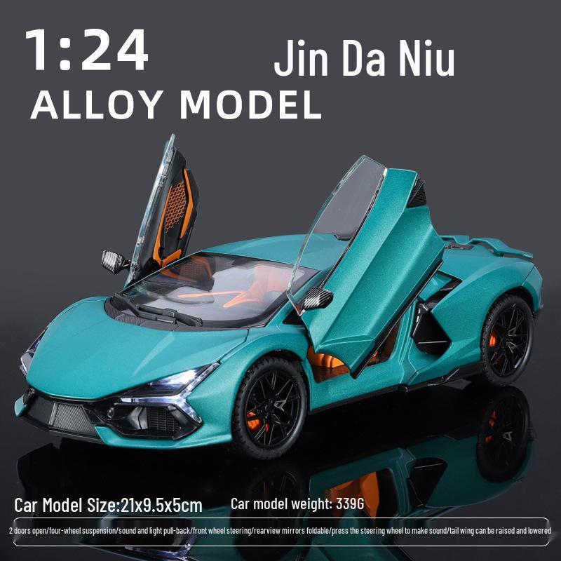 1/24 Rolls-Royce Phantom Alloy Car Model with Sound, Light, and Starry Sky Roof for Kids' Collection and Decoration.