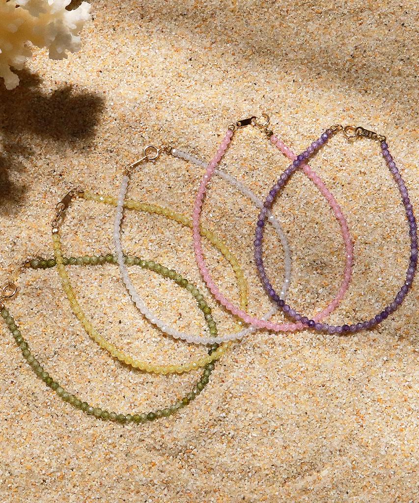 Mcel 14K Glitter Shake Bead Bracelet