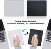 Mouse Pad Silver Hard Metal Aluminum Mouse Pad Premium Dual-Side Waterproof Fast and Accurate Control Mousepad for Office Home and Gaming Small S