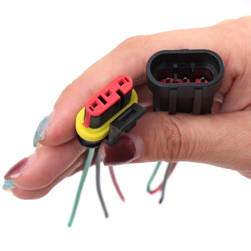 1-4-polige Kfz-Sicherungshalter Kfz-Kabelbaum Schnellverbinder Wasserdichtes Steckverbinder-Kit für Autos Sicherungskästen und ATC-Klingensteckertyp