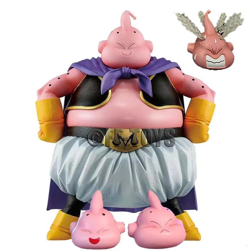 Anime Drogan Boll Z Fat Buu Figure Four Heads Replaceable Majin Buu Action Figures 20cm Pvc Statue Collection Model Toys Gifts