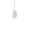 American Diamond AD with Colorful Crystal Necklace Jewellery Set for Women/Girls | Perfect for Weddings, Parties & Festive Occasions