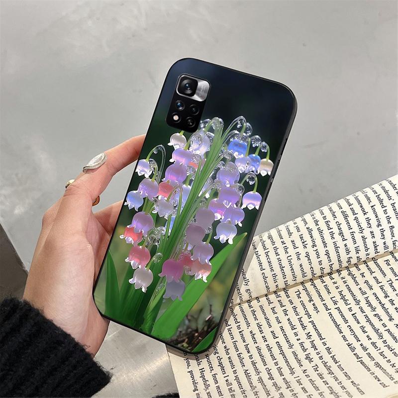 Lily of the valley Flower Phone Case For Xiaomi Redmi note 13 12 Pro 11S 11 10 Pro 10S 12S Redmi 10 13C 9C