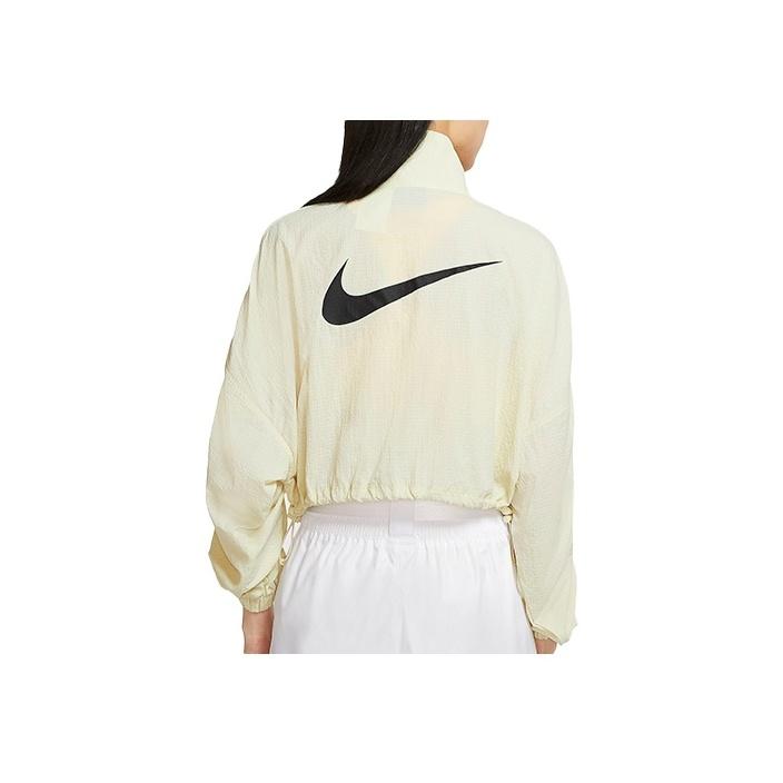 Nike Sportswear Swoosh Woven Jacket Women Jackets Fossil-Lime CJ3774-238