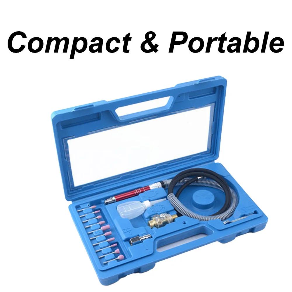 

Pneumatic Pencil Sharpener Engraving Tool Kit Electric Woodworking Carving Chisel Tool Grinding Polishing Machine Air Pen Set красный