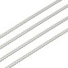 [Sears] Curb Chain Necklace, Uncut, Silver 925, 4.4mm Width, 50cm