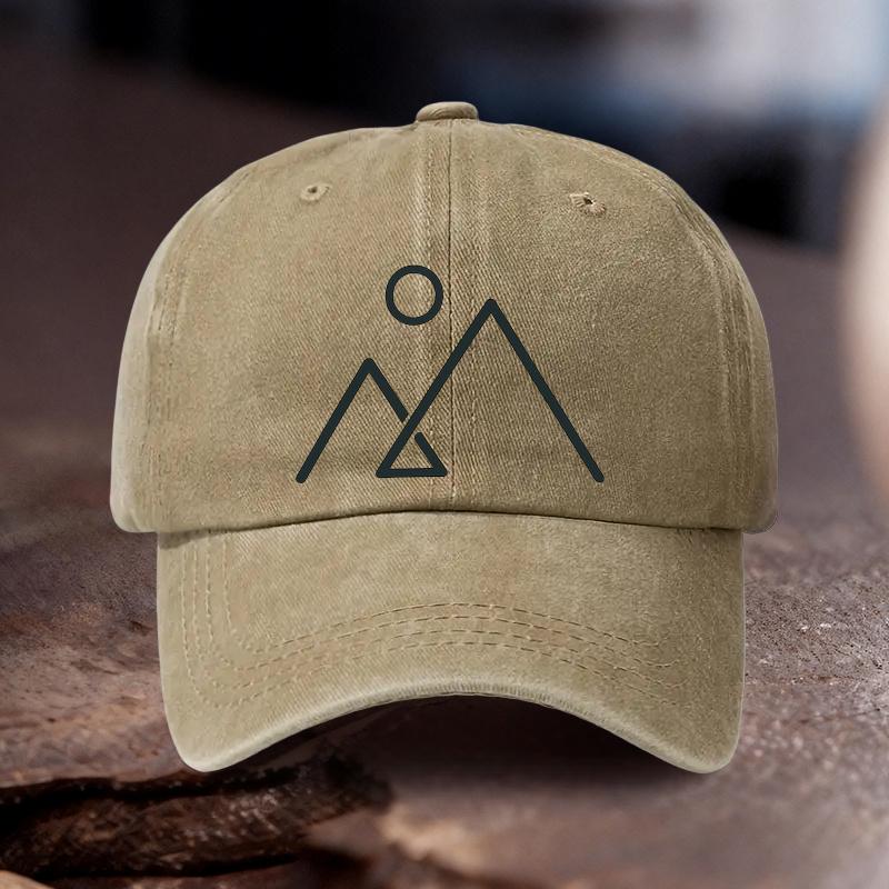 Pc Adjustable Hat with Mountain Sunrise Print Unisex Women Outdoor Sports Style Ideal Gift for Weddings Parties Birthdays Ess