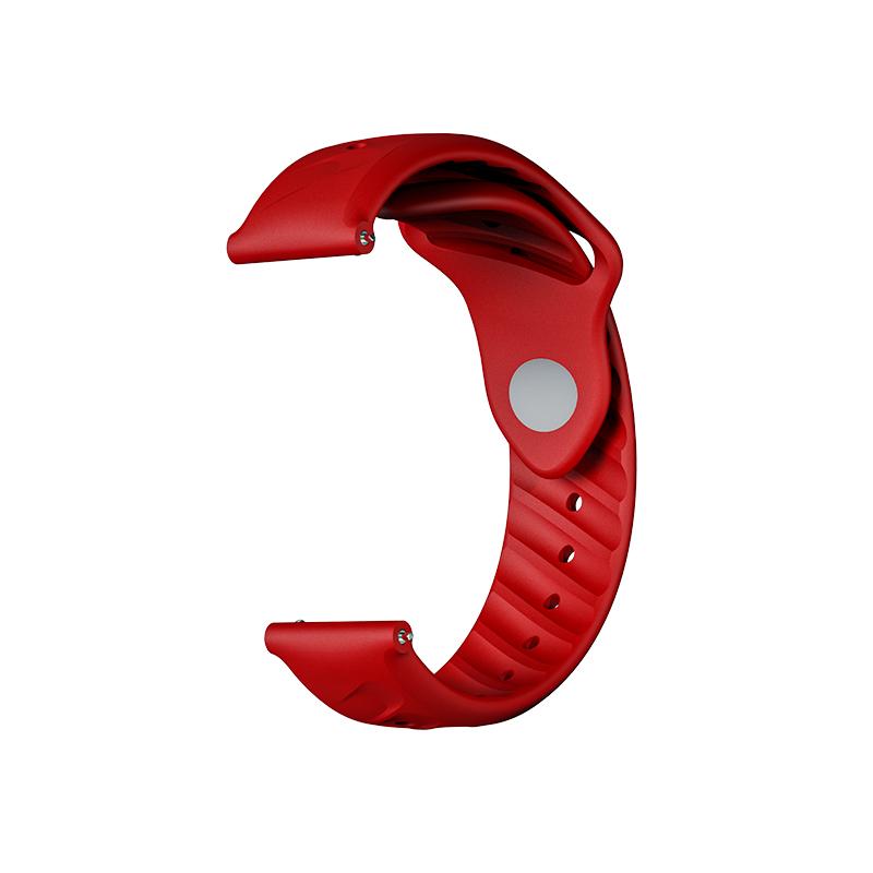 Lightweight Flexible Watch Band FKM Rubber Material Soft Touch Feeling Comfortable Wear All Day Long for Samsung Galaxy Watch