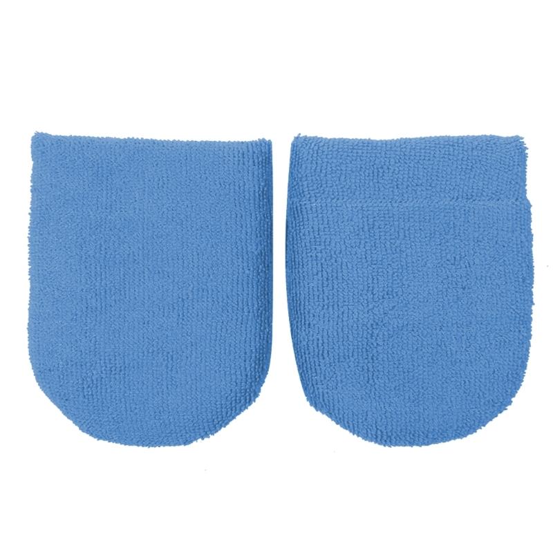 

U Shape Soft Microfiber Car Detailing Polishing Wash Sponge Applicator Mitts Suitable for Easy Cleaning Long Lasting Use синий