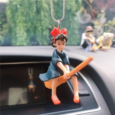 Car Decoration Pendant Cute Anime Magical Girl Flying Pendant Car Rearview Mirror Pendant Car Interior Decoration Accessories
