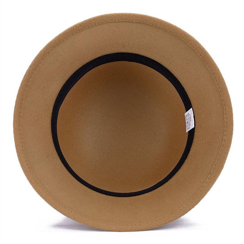 ZHENYUEQI Women's Autumn/Winter Felt Fedora Hat with Bow
