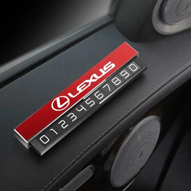 Leuchtende Nummern-Parkscheibe für das Auto-Interieur für Lexus IS200 IS250 GX470 CT200H ES RX300 RX330 NX300 IS NX GS RX350